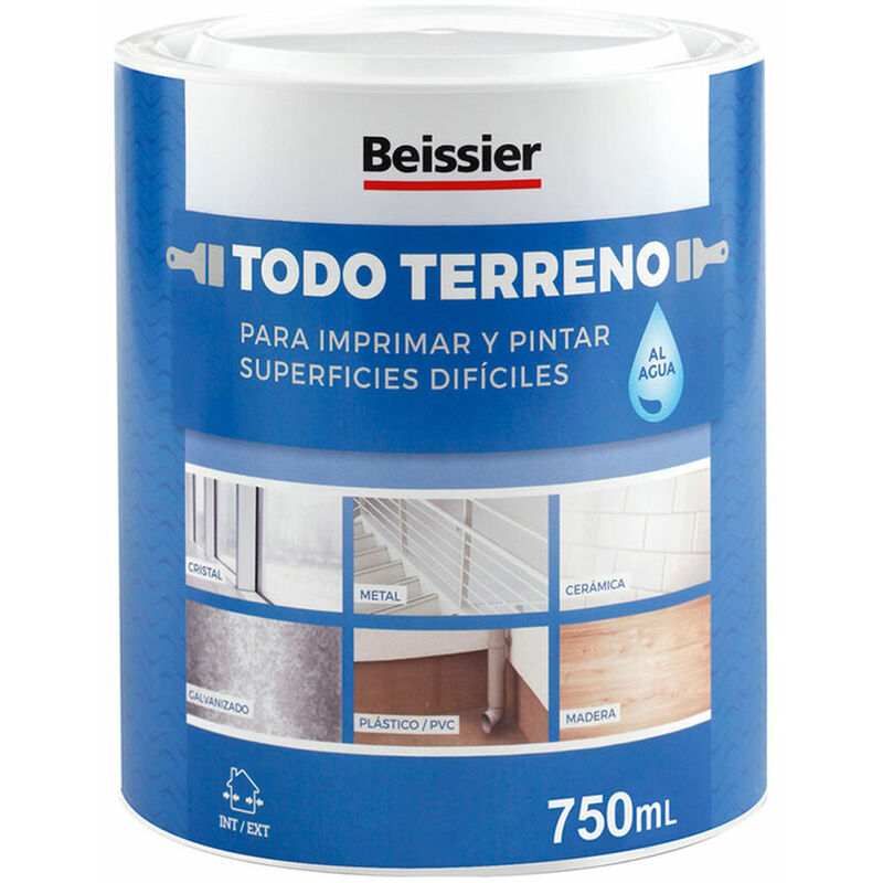 Vernice acrilica Beissier Todo Terreno 70396-021 Stampa Bianco 750 ml