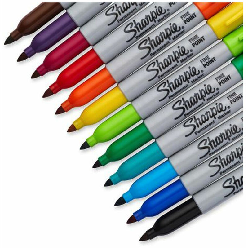 Set di Pennarelli Sharpie Electro Pop Permanente Multicolore 24 Pezzi 1 mm