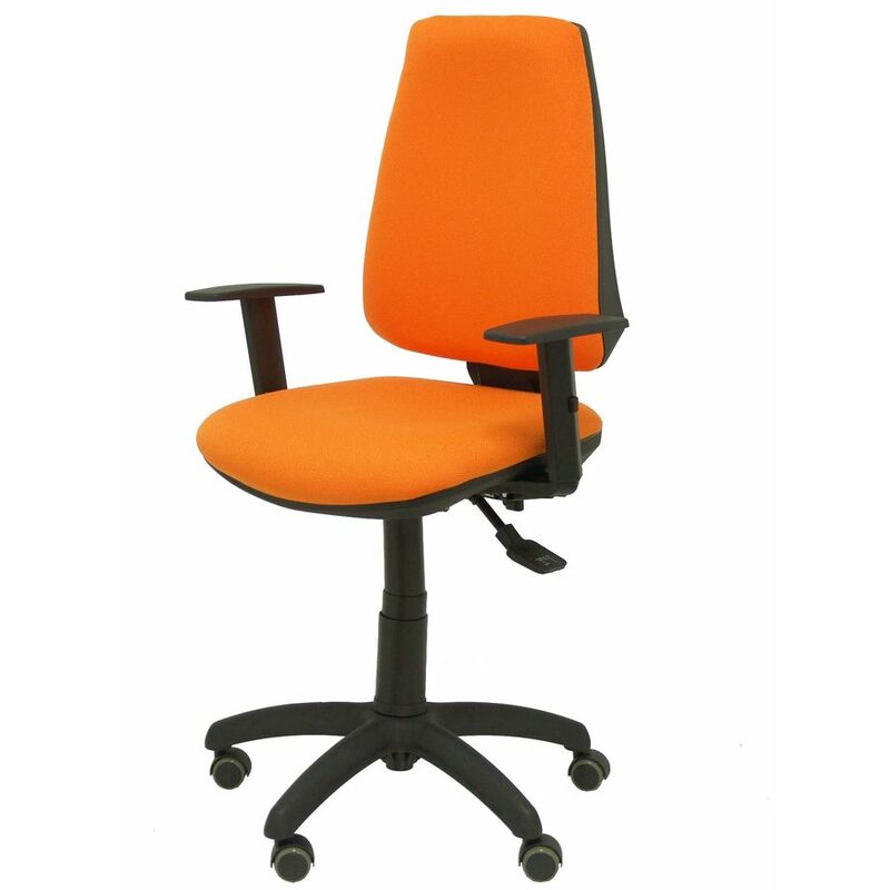 Costway Sedia da gaming con poggiatesta supporto lombare poggiapiedi  braccioli regolabili, Sedia ergonomica Arancio