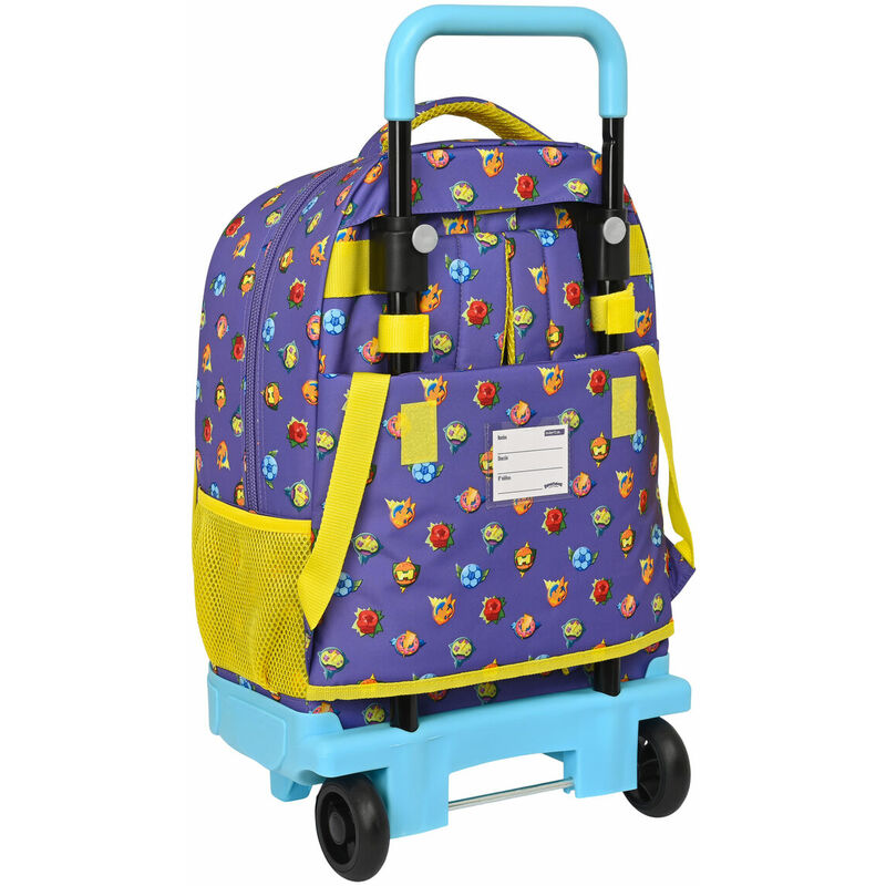 Trolley per la Scuola SuperThings Guardians of Kazoom Viola Giallo (33 x 45  x 22 cm) – Emarketworld – Shopping online