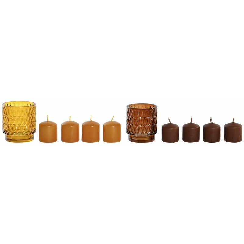 Set di Candele DKD Home Decor 36 g Città (2 Unità) (12 Unità)