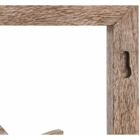 Decorazione da Parete DKD Home Decor 72 x 3 x 49 cm Naturale Bianco Multicolore Mediterraneo
