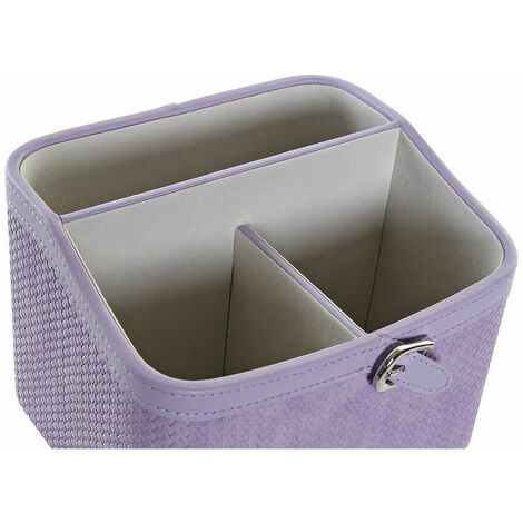 Organiseur DKD Home Decor 8424001859948 Girevole 19 x 16 x 14 cm Lilla  Poliuretano