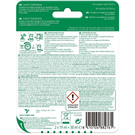 AIR WICK ELETTRICO RICARICA ANTI-TABACCO 19ML