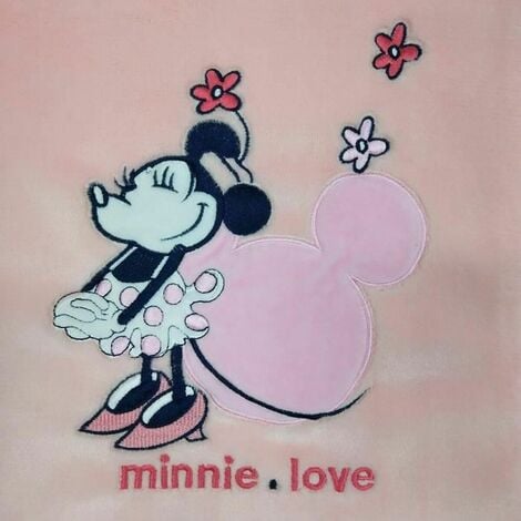 Coperta Disney Rosa Minnie Mouse (75 x 100 cm)