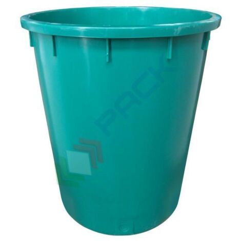 Bidone industriale 150 litri in PEHD - Verde - Mobil Plastic