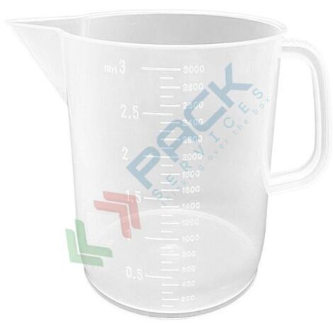 Caraffe Graduate per Alimenti PP Trasparente 3 Litri (1/2)