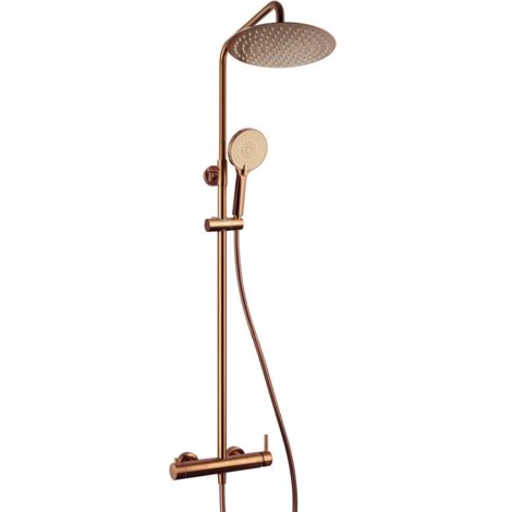 Conjunto de ducha telescópica INVERTER R ORO ROSA monomando