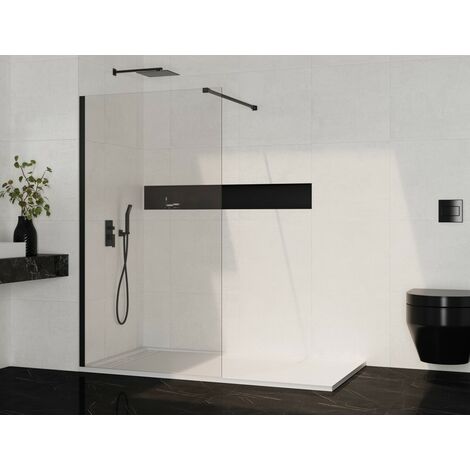 Cristales fijos 8 mm SCREEN BLACK con tratamiento antical - Cristal fijo 108x195 + brazo soporte (1/2)