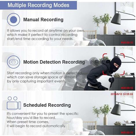 Motion detection hot sale recording camera