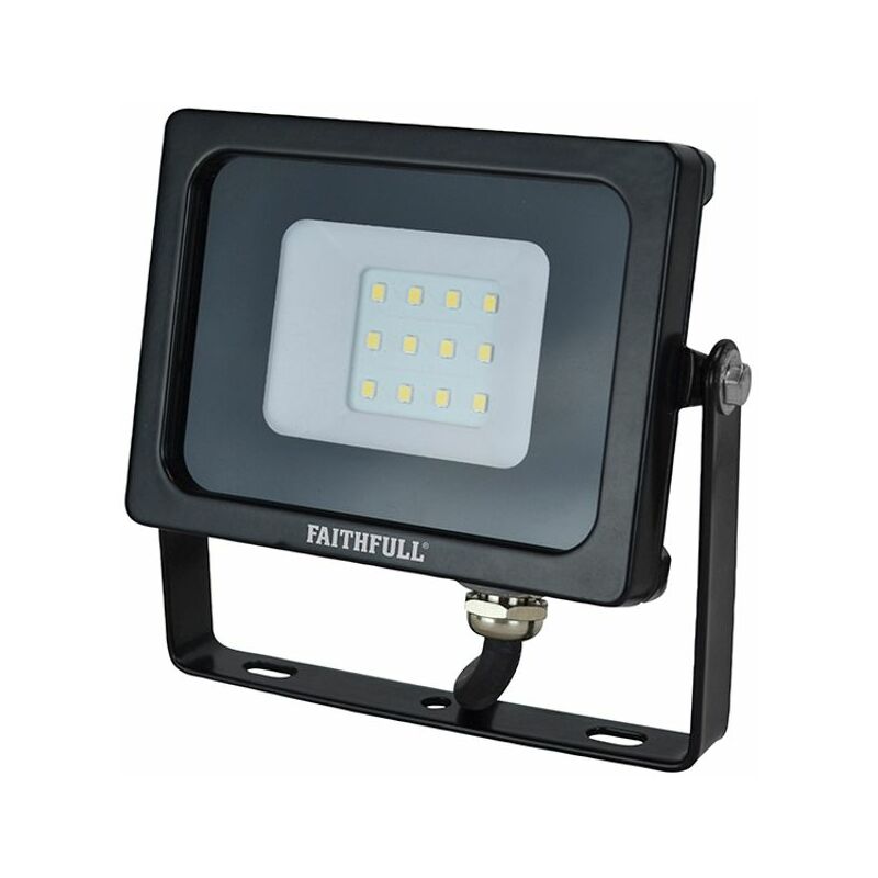 Faithfull Power Plus SMD LED Wall Mounted Floodlight 10W 800 lumen 240V FPPSLWM1