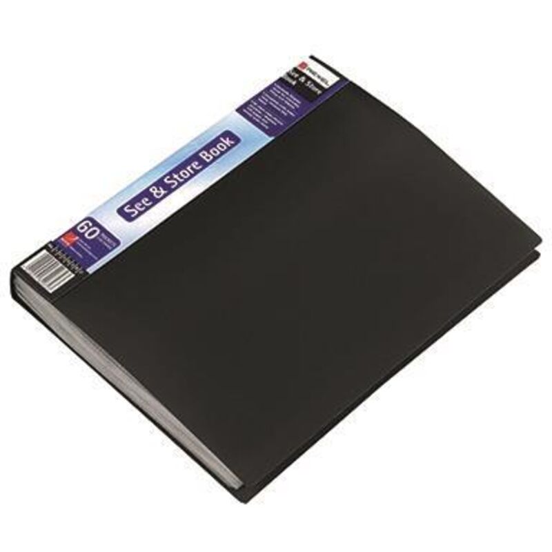 Rexel 10565BK Display Book A4 60Pocket Black