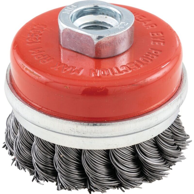 Straight Shank Crimped Wire Wheel 50mm - Screwfix