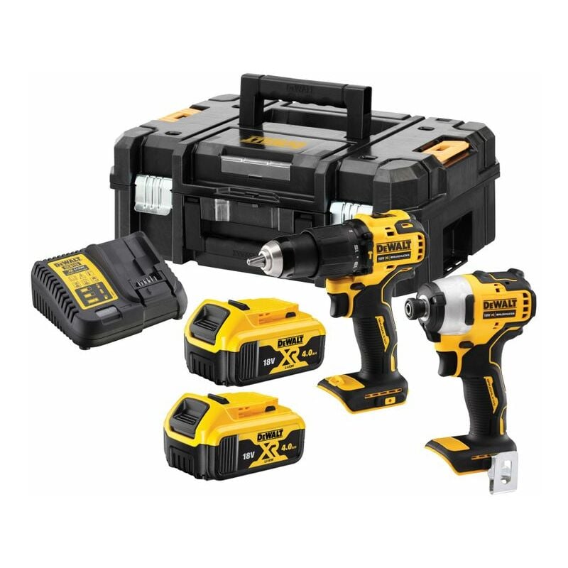 DeWalt DCK2062M2T XR Brushless Compact Twin Pack 18V 2 X 4.0AH Li-ion