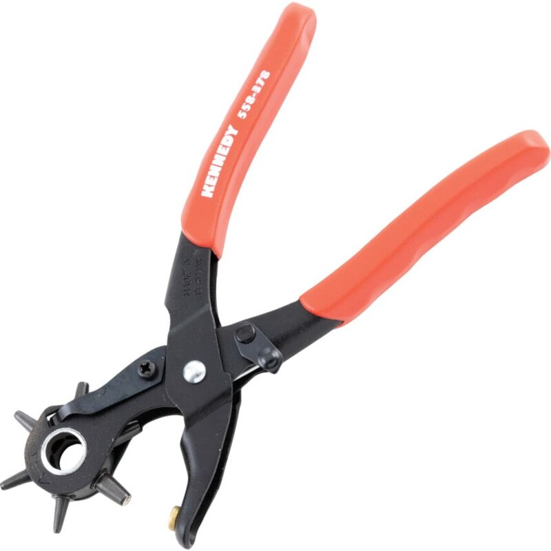 Leather Hole Punch Plier Punch With 6 Sizes Heavy Duty Revolving