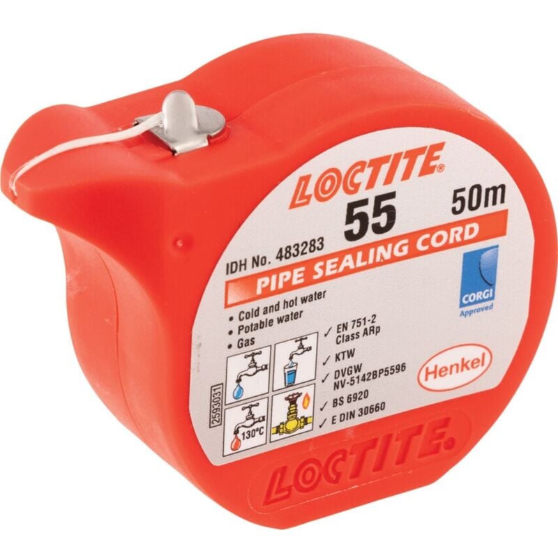 Loctite 55 Pipe Sealing Cord 50MT R