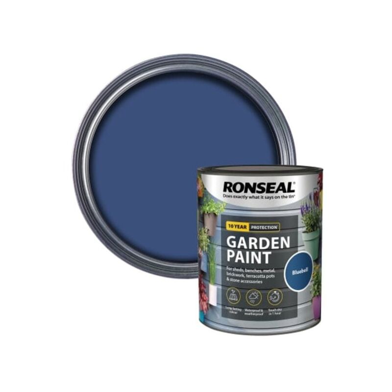 Ronseal Garden Paint Bluebell 750ml