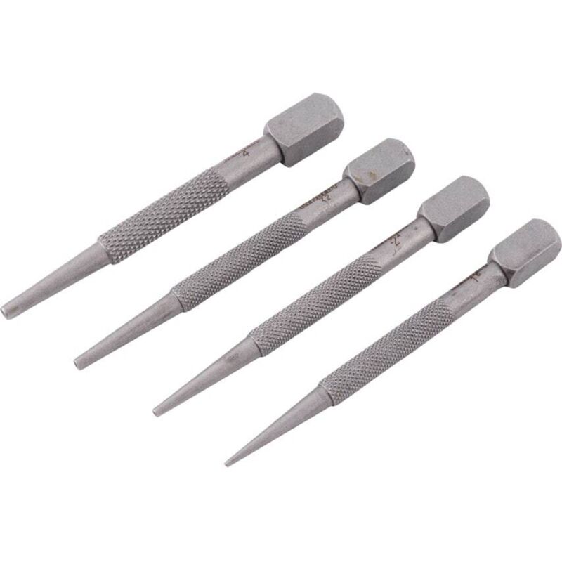 Kennedy Square Head Nail Punches Set of 4
