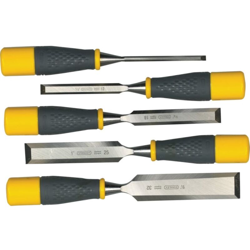 Stanley 2-16-885 5 Piece DynaGrip Chisel Set