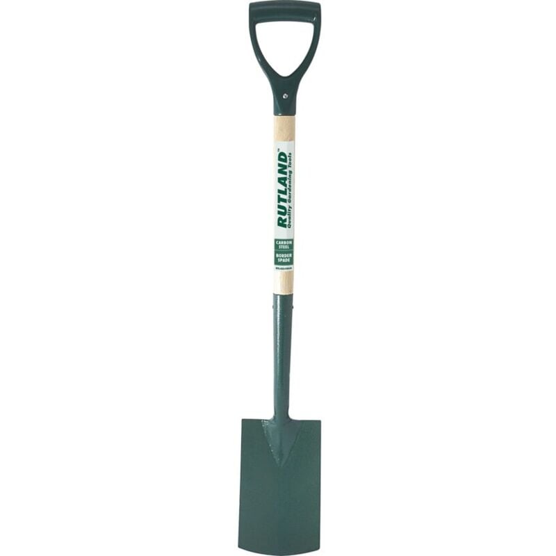 Rutland Border Spade Carbon Steel, Wooden Shaft