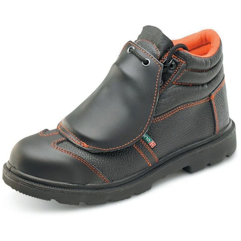 Beeswift CF5BL Mens Black Metatarsal Safety Boots - Size 9
