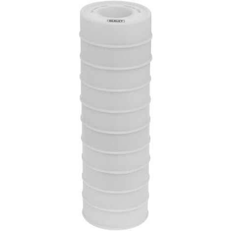 Sealey PTFE Thread Sealing Tape 12mm x 12m, Pack of 10