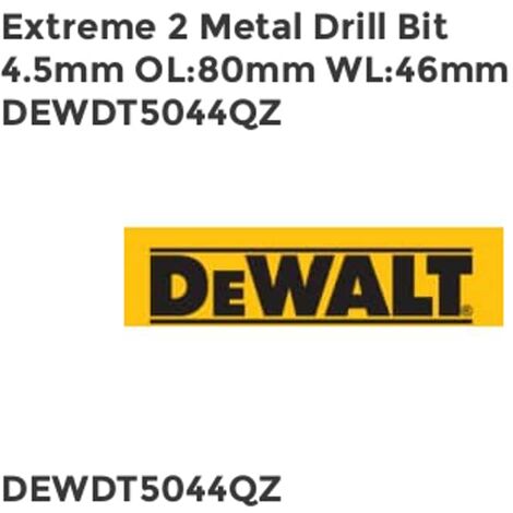 Dewalt extreme 2 metal drill online bits