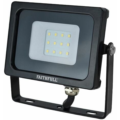 Faithfull Power Plus SMD LED Wall Mounted Floodlight 10W 800 lumen 240V FPPSLWM1