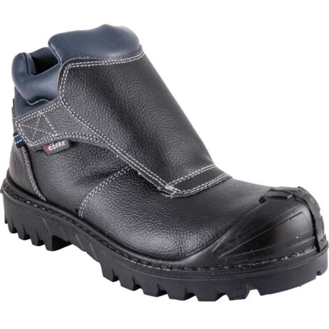 Scarpe Antinfortunistiche Cofra Welder Bis UK S3 HRO SRC - Taglia 40, Nero, Resistente A 200J - Foto 2