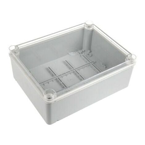 ABB Plastic Enclosure 220 x 170 x 80 with Clear Low Screw Lid IP65