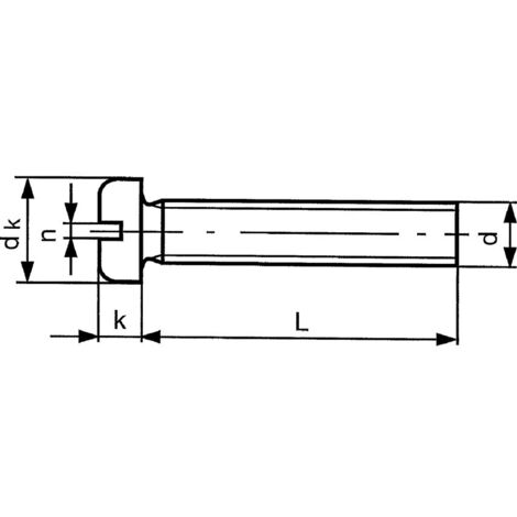 Qualfast M5X16 Slotted Pan Head Screw BZP (GR-4.8)- you get 50