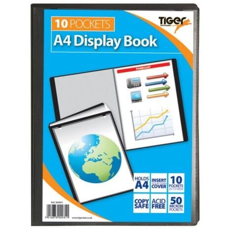 presentation display book 10 pocket a4