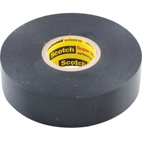 3M Vinyl Electrical Tape Super 33+, Black, 19 mm x 20 m