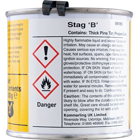 Stag 'B' Jointing Compound 500gm Tin