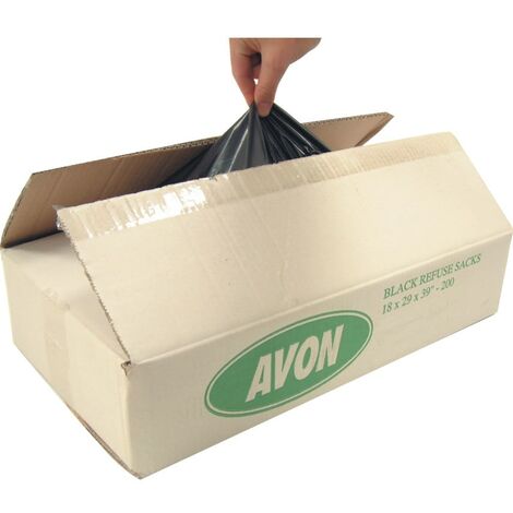 18 x 29 x 39 160G Clear 100% Recycled Heavy Duty Refuse Sacks only £0.79