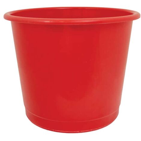 Offis Plastic Red Waste Bin - 14 Litre