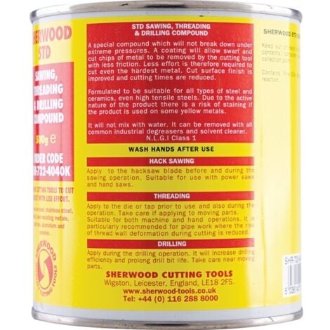 Sherwood STD Tap & Drill Compound 500GM