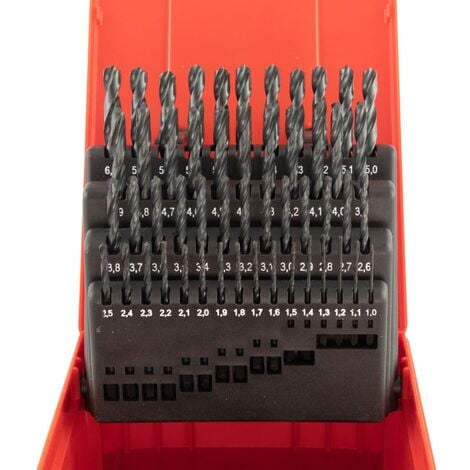 Sherwood Set of 51 HSS Drills 1-6.00MM X 0.1MM