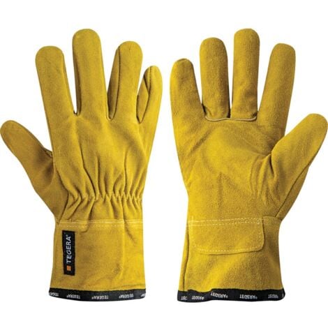 Ejendals Tegera 17 Yellow Heat Resistant Gloves - Size 8