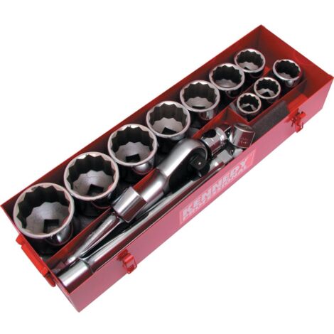 Kennedy Metric Socket Set15 Piece 1" Square Drive