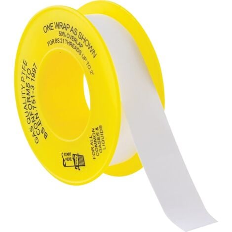 Kennedy PTFE Tape for Gas, 12MMX5M