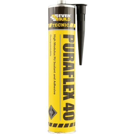 Everbuild Puraflex 40 Black Sealant - 310ml