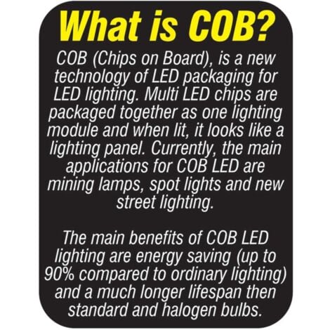 Kobe COB LED Single Head Work Light 20W 1400LM 240V