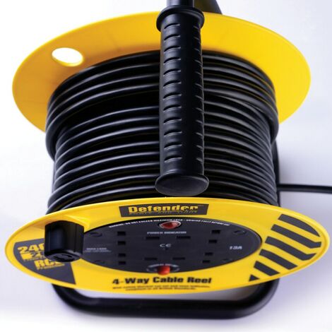 Defender Power And Light DEFENDER 20M 1.25mm 240V LIGHT INDUSTRIAL REEL