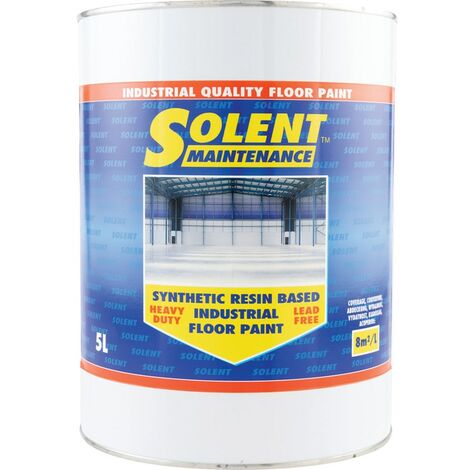 Solent Maintenance Synthetic Resin Based Industial Mid Geen Floo Paint ...