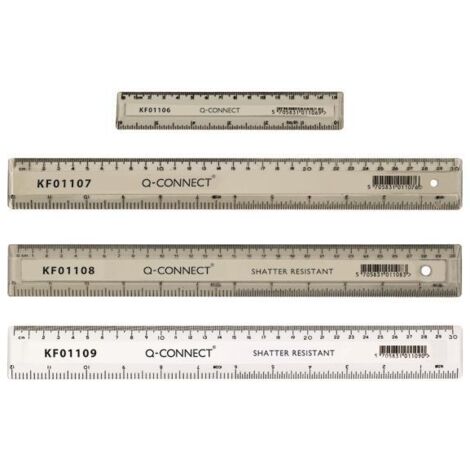 Q-Connect Clear 150mm/15cm/6