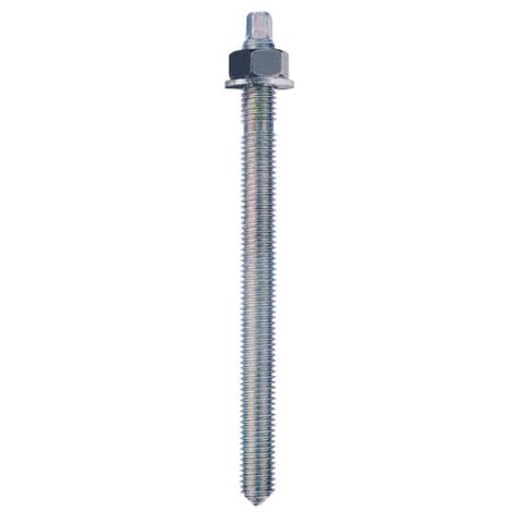 Rawl R-STUDS-16190 (60-716) Stud with Nut & Washer Zinc Plated (BZP) M16 X 190MM