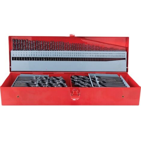 Sherwood HSS Ground Flute Jobber Drill Set Metric-inch-gauge - 114 Pieces