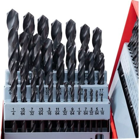 Sherwood HSS Ground Flute Jobber Drill Set Metric-inch-gauge - 114 Pieces