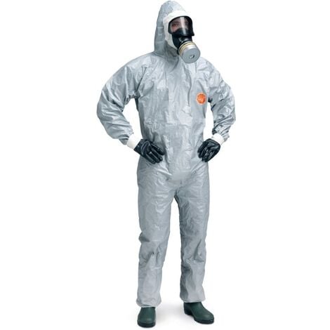 Tychem 6000 F Grey Coverall - Large